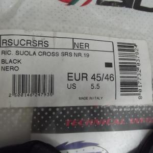 Semelles cross bottes SIDI SRS NR.19 P 45/46 neuves