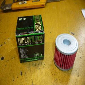 filtre huile hiflo filtro HF115 15412-meb-671 honda crf 450 r 2002