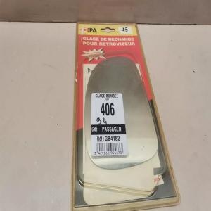 GLACE RETROVISEUR AVANT DROIT PASSAGER PEUGEOT 406 REF GB4182