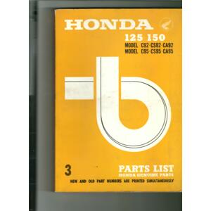 Catalogue pièces détachées original Honda C92 (125cc) et C95 (150cc)