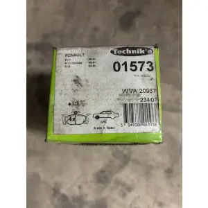 4 Plaquettes de Frein TECHNIK'A - RENAULT - WVA 20937