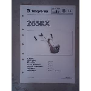 manuel atelier débrou husqvarna 265RX