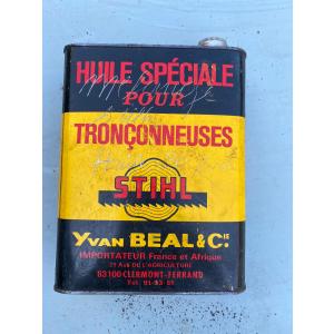 Bidon huile vintage STIHL 