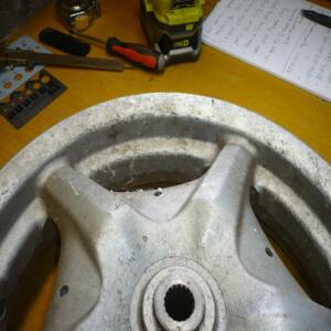 jante arriere mbk yamaha cygnus xc flame x nxc 125 2004 2009 5ML-F5338-00-35