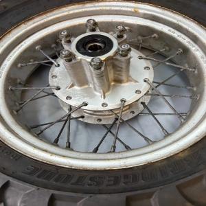 jante arriere yamaha 94445-14004 5RS-25311-00 5RS-25304-00 tw 125 2002 2004