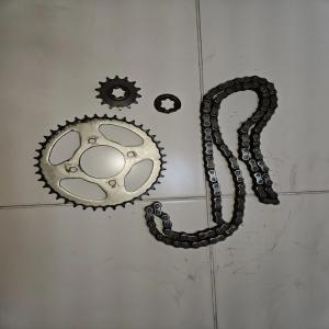 KIT CHAINE OCCASION AFAM SUZUKI TU X TUX 125 SUPER CLASSIC 1999 - 2002