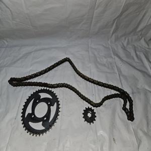 KIT CHAINE OCCASION SUZUKI GN 125 GN125 1997 NF41A