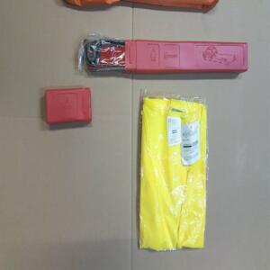 KIT SECURITE PRESIGNALISATION TRIANGLE GILET AUX NORMES EN471 DANS HOUSSE