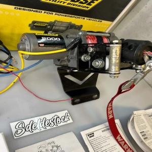 kit support TREUIL WARN BY MOOSE 2000 câble synthétique yamaha yfm 700 r raptor