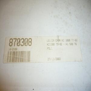 Levier d'embrayage bihr 870308 kawasaki kz 1000 77 82 kz 1300 79 82 h1 500 76