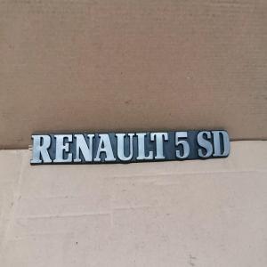 LOGO INSIGNE RENAULT 5 SD