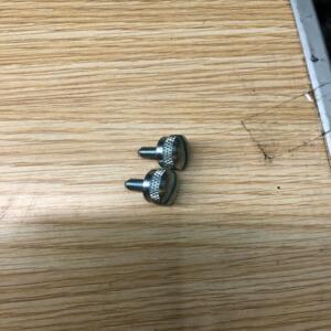 lot 2 vis carter m5 pas de 1,00 0,9 cm longueur motoconfort motobecane mbk