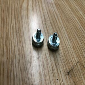 lot 2 vis carter m5 pas de 1,00 0,9 cm longueur motoconfort motobecane mbk