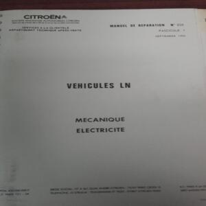 LOT DE 2 CLASSEUR REVUE TECHNIQUE PRO MANUEL ATELIER CITROËN LN