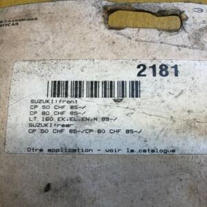 machoires frein sbs 2181 120x25mm derbi suzuki italjet atlantis  ay ah an ltf