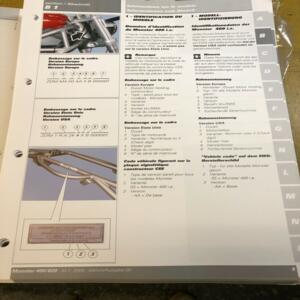 manuel atelier Français allemand werkstatthandbuch ducati monster 400 620 2004