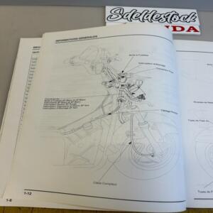 manuel atelier Français honda 63keya60 fes 125 150 w