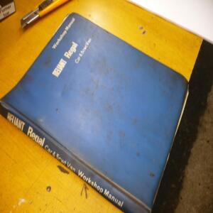 manuel atelier workshop manual reliant regal car 5cwt van