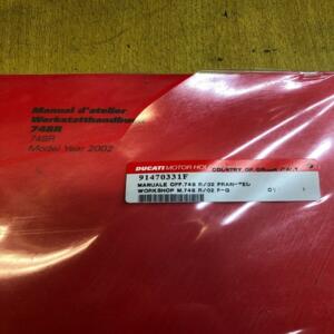 manuel d atelier Français /allemand werkstatthandbuch ducati 748 R 2002 F-AL
