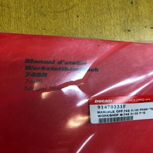 manuel d atelier Français /allemand werkstatthandbuch ducati 748 R 2002 F-AL