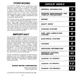 MANUEL REVUE ATELIER RÉPARATION PDF SUZUKI VS VX 800 INTRUDER