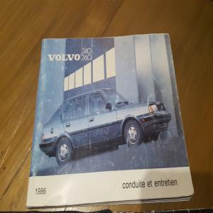 Notice d'emploi entretien livret VOLVO 340 360