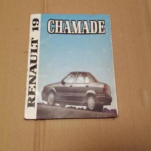 Notice d'utilisation  Manuel  Mode d'emploi renault 19 r19 chamade