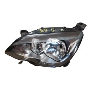 OPTIQUE DE PHARE FEU AVANT GAUCHE PEUGEOT 308 PHASE 2