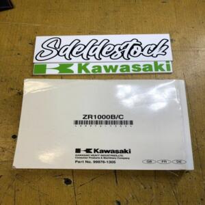 owner's manual manuel propriétaire kawasaki z zr 1000 b7f c7f 2007 99976-1305