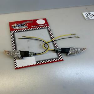 Paire Clignotant Tuning Mad Fuse À Led 12v Homologué Moto Scooter quad 023766