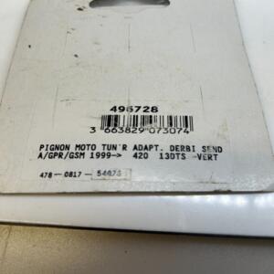 PIGNON MECABOITE D13 TUN'R aprilia DERBI SENDA GPR GSM 1999-  420 13 DTS - VERT