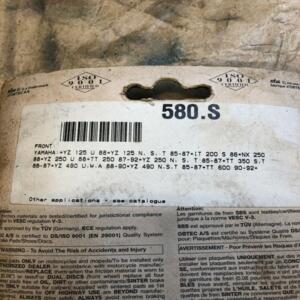 plaquette frein av sbs 580hf yamaha yz 125 85 88 it 200 yz 250 490 tt250 350 600