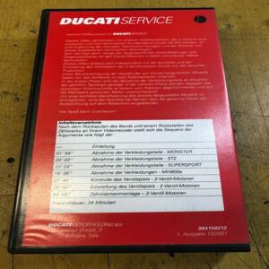 video vhs ducati service 2 ventil motoren monster st2 supersport mh900e