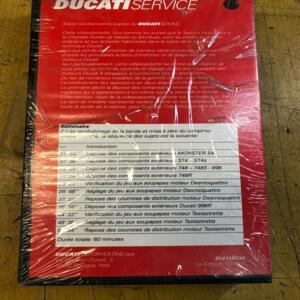 video vhs ducati service moteur 4 soupapes jeux soupapes tension courroies distr