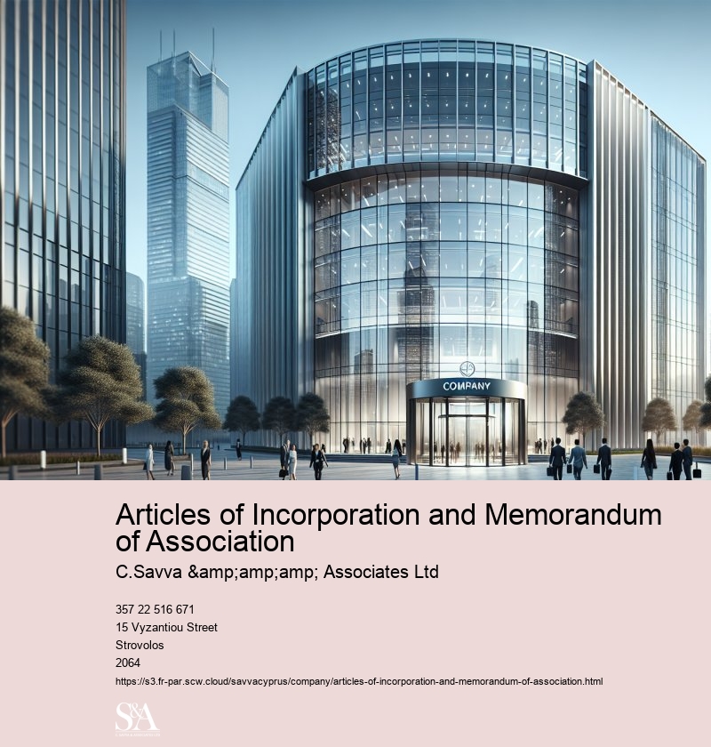 Articles of Incorporation and Memorandum of Association