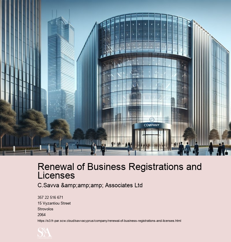 Renewal of Business Registrations and Licenses
