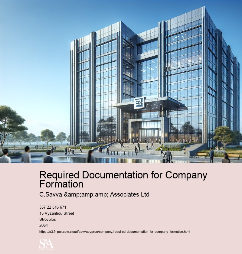 Required Documentation for Company Formation