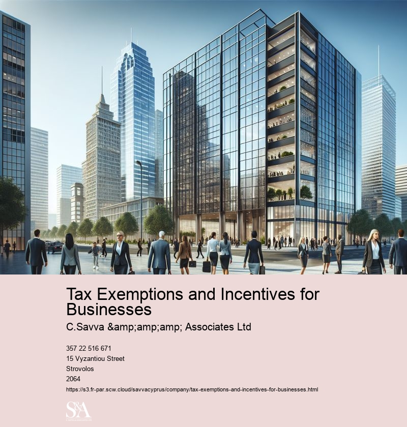 Tax Exemptions and Incentives for Businesses