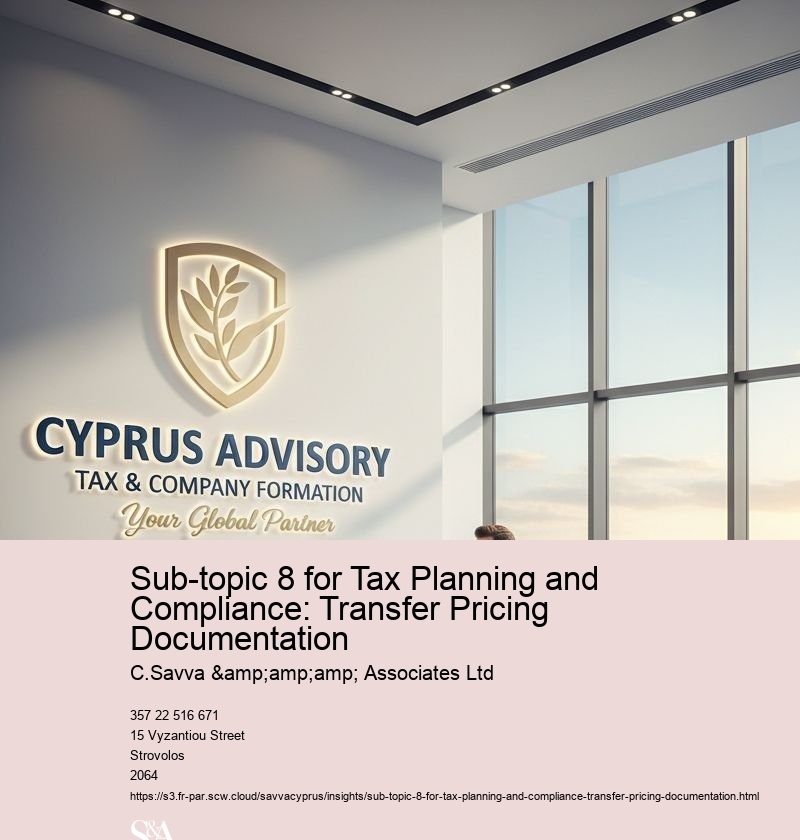 Sub-topic 8 for Tax Planning and Compliance: Transfer Pricing Documentation