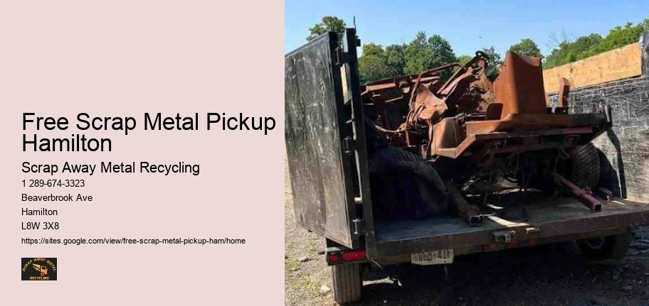 Free Scrap Metal Pickup Hamilton