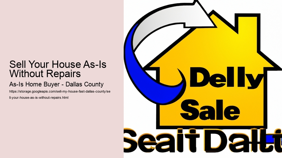 Sell Your House As-Is Without Repairs