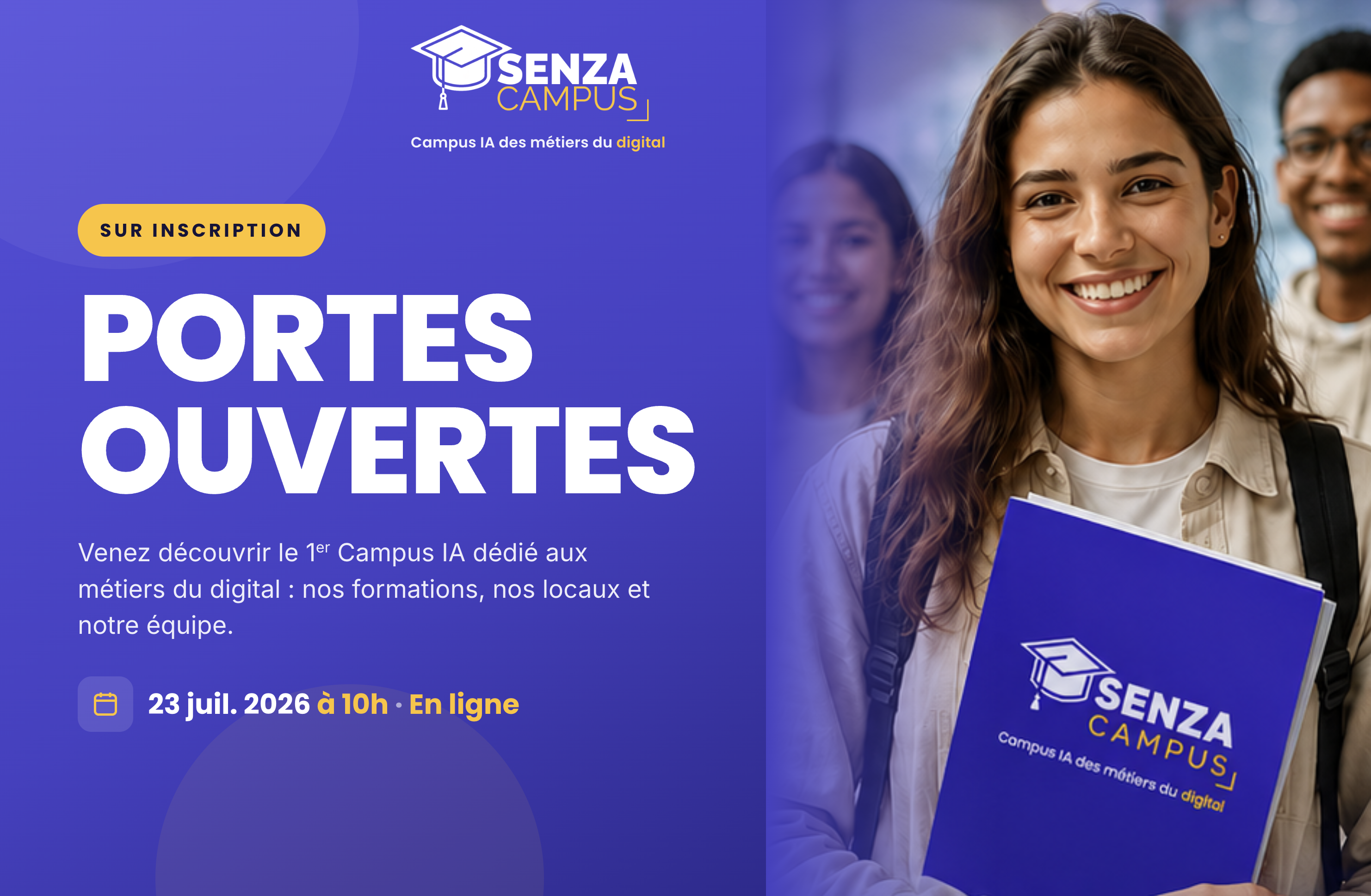 Bachelor Digital & IA · Portes ouvertes en live – Spécial alternants