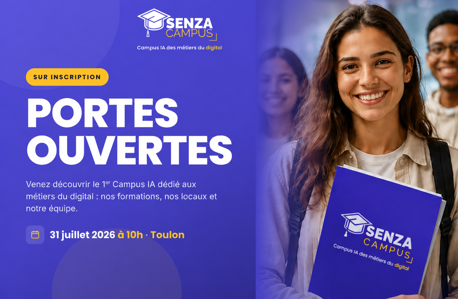 Bachelor Digital & IA · Journée Portes Ouvertes sur Toulon