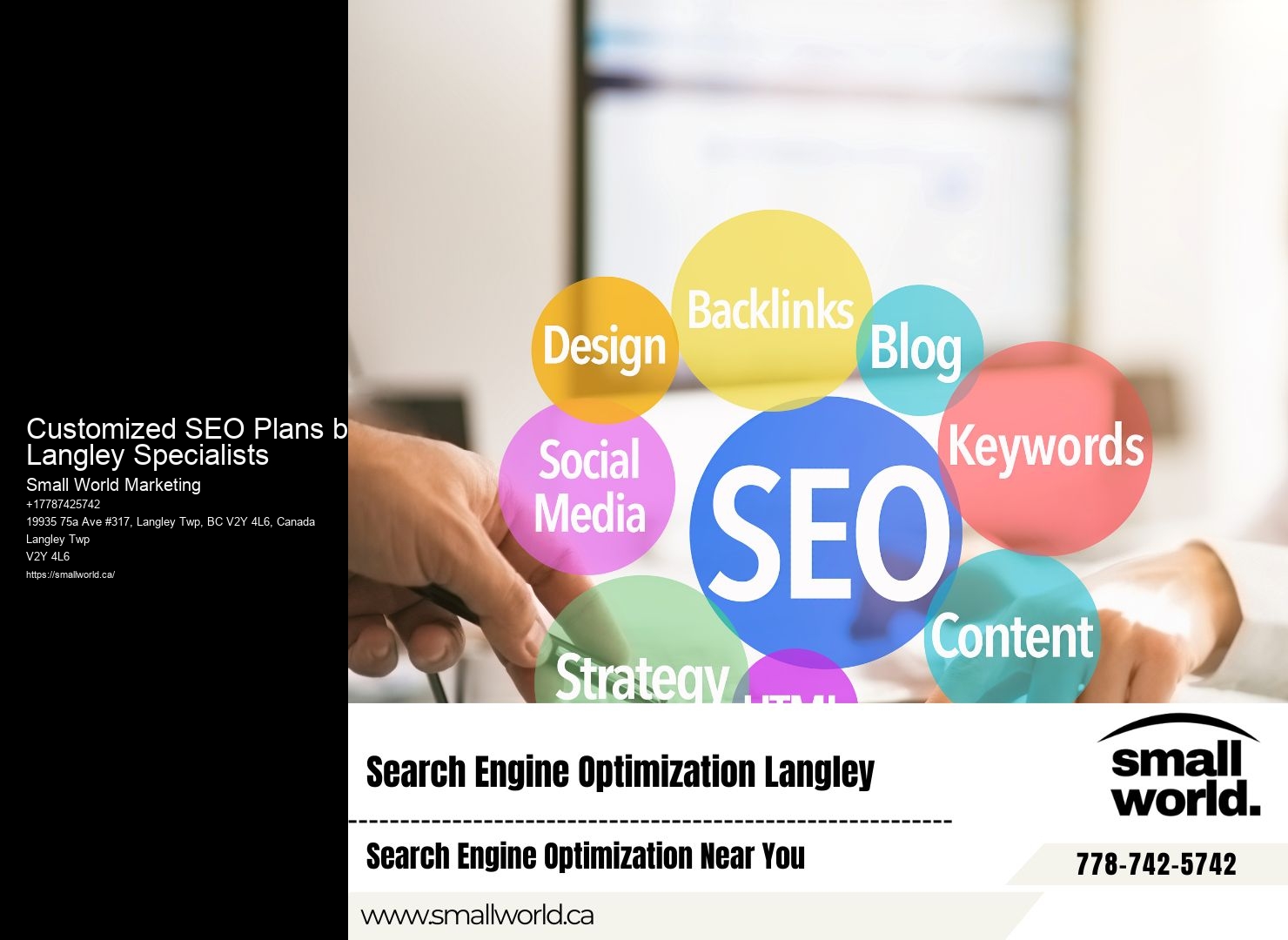 SEO for Small Businesses in Customized SEO Plans by Langley Specialists