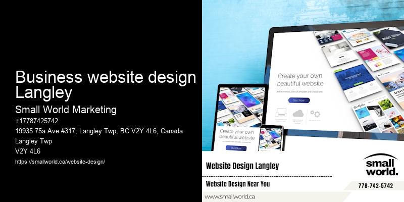 Business website design Langley