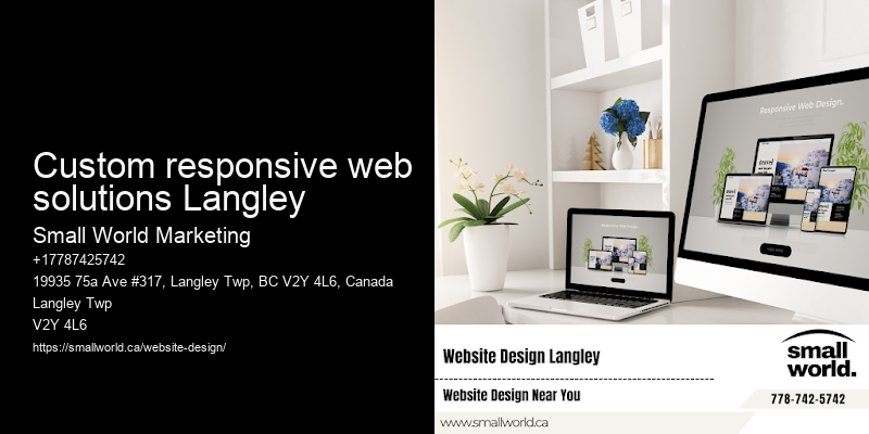 custom responsive web solutions Langley