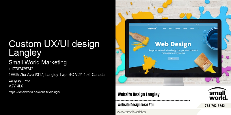 custom UX/UI design Langley