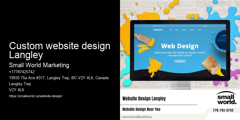 Custom website design Langley