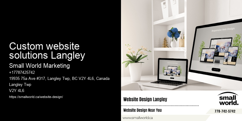 custom website solutions Langley