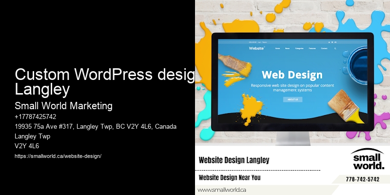custom WordPress design Langley